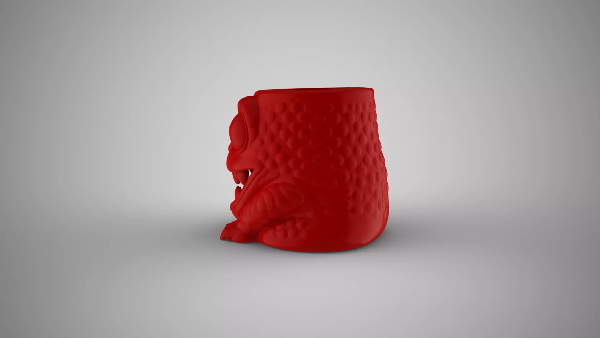 Monster Halloween Pen Holder 1 3D print model_9