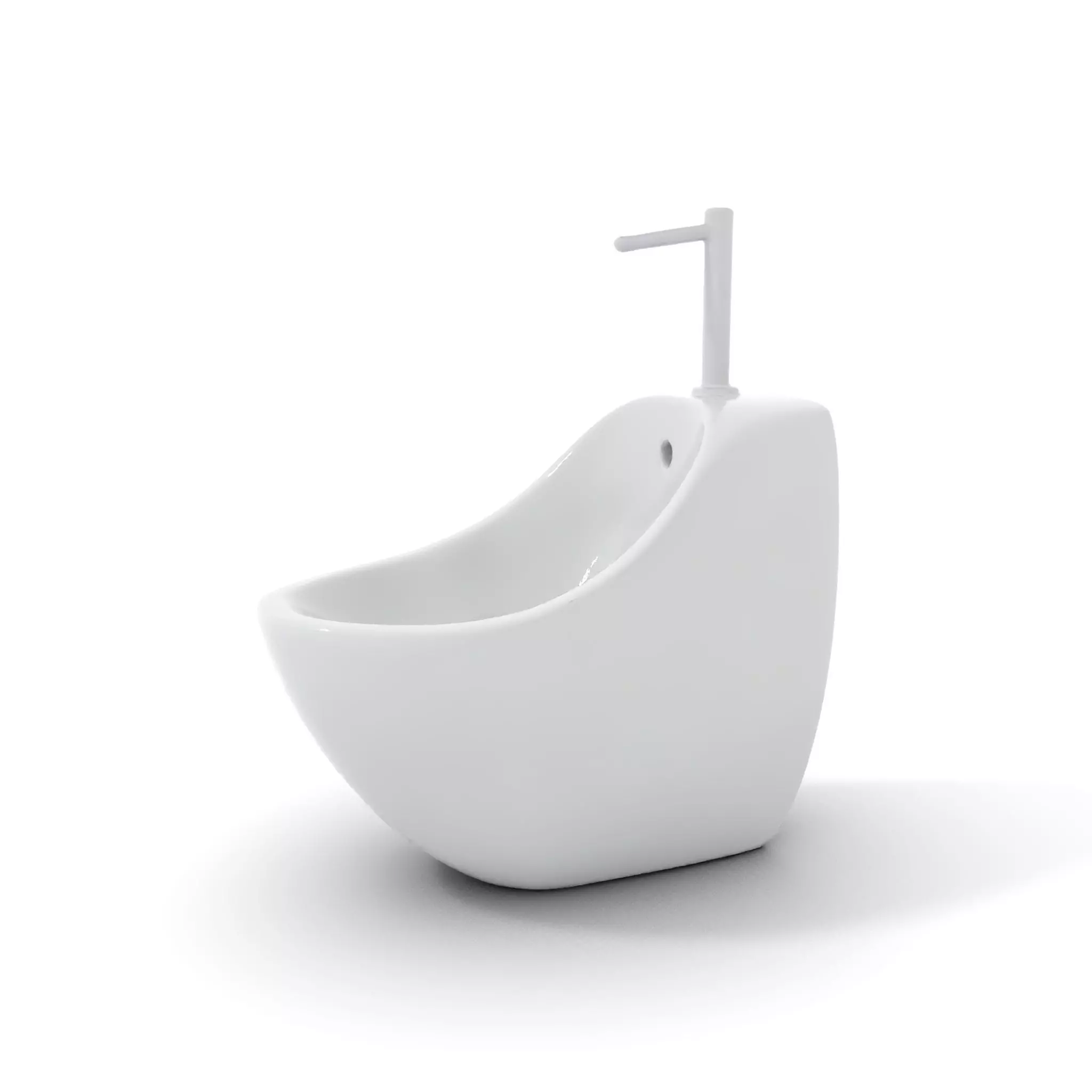 Modern White WallMounted Sink model pack Low-poly 3D model_5