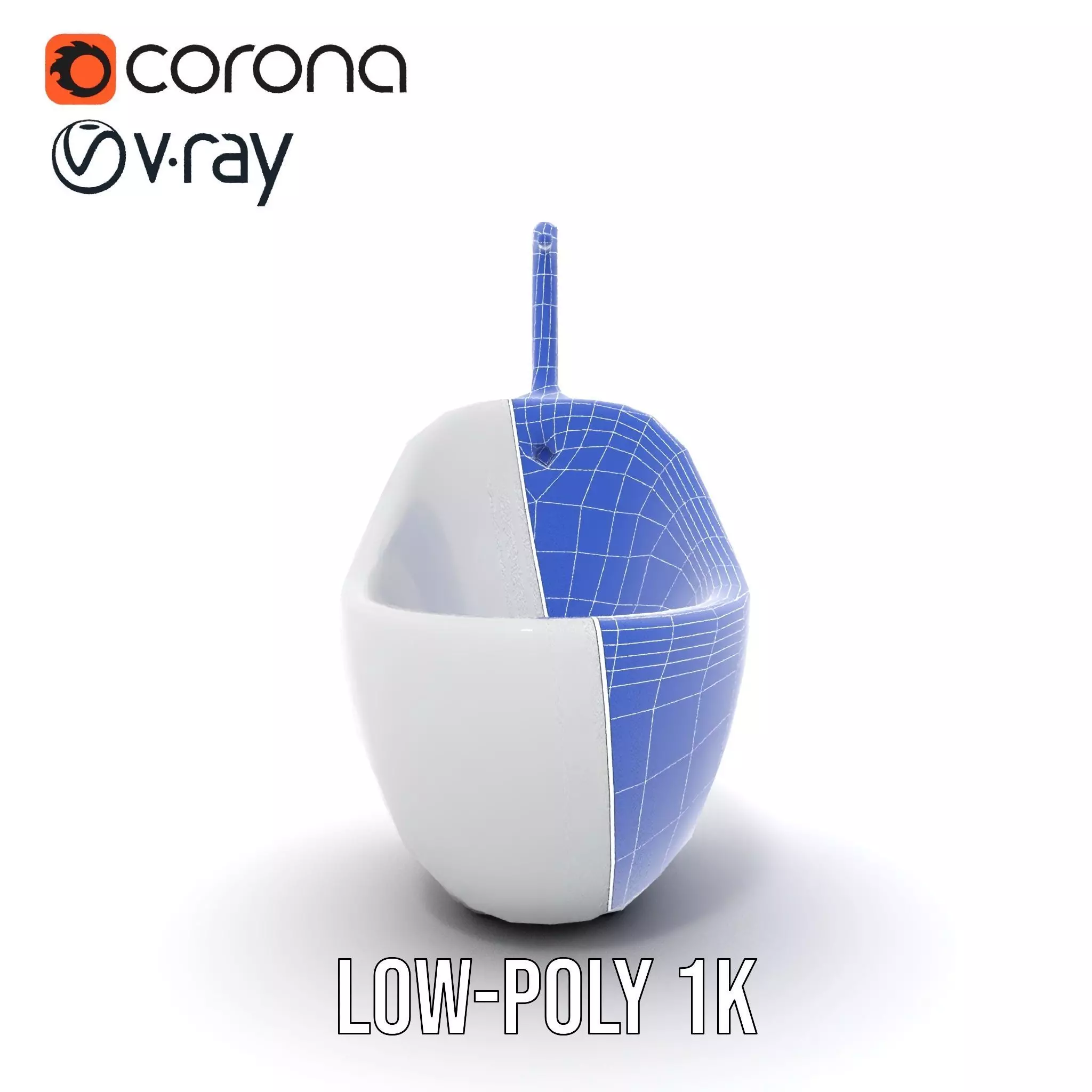 Modern White WallMounted Sink model pack Low-poly 3D model_31