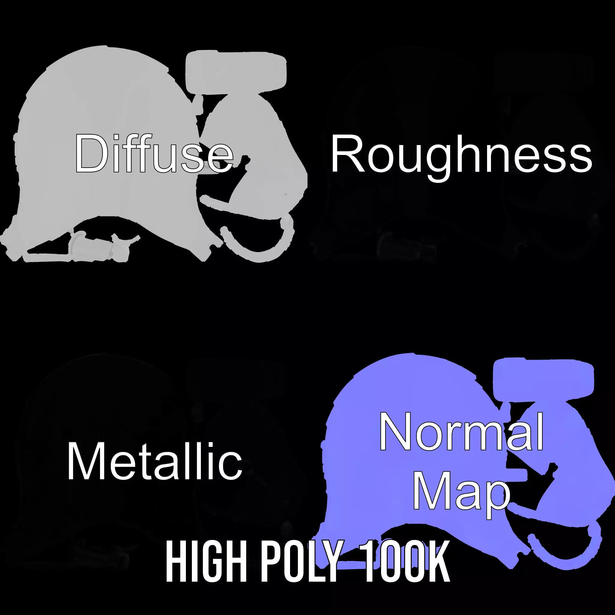 Modern White WallMounted Sink model pack Low-poly 3D model_3