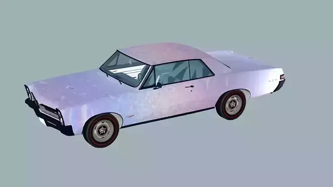 Pontiac LeMans 1965 Light Perple 3D Model