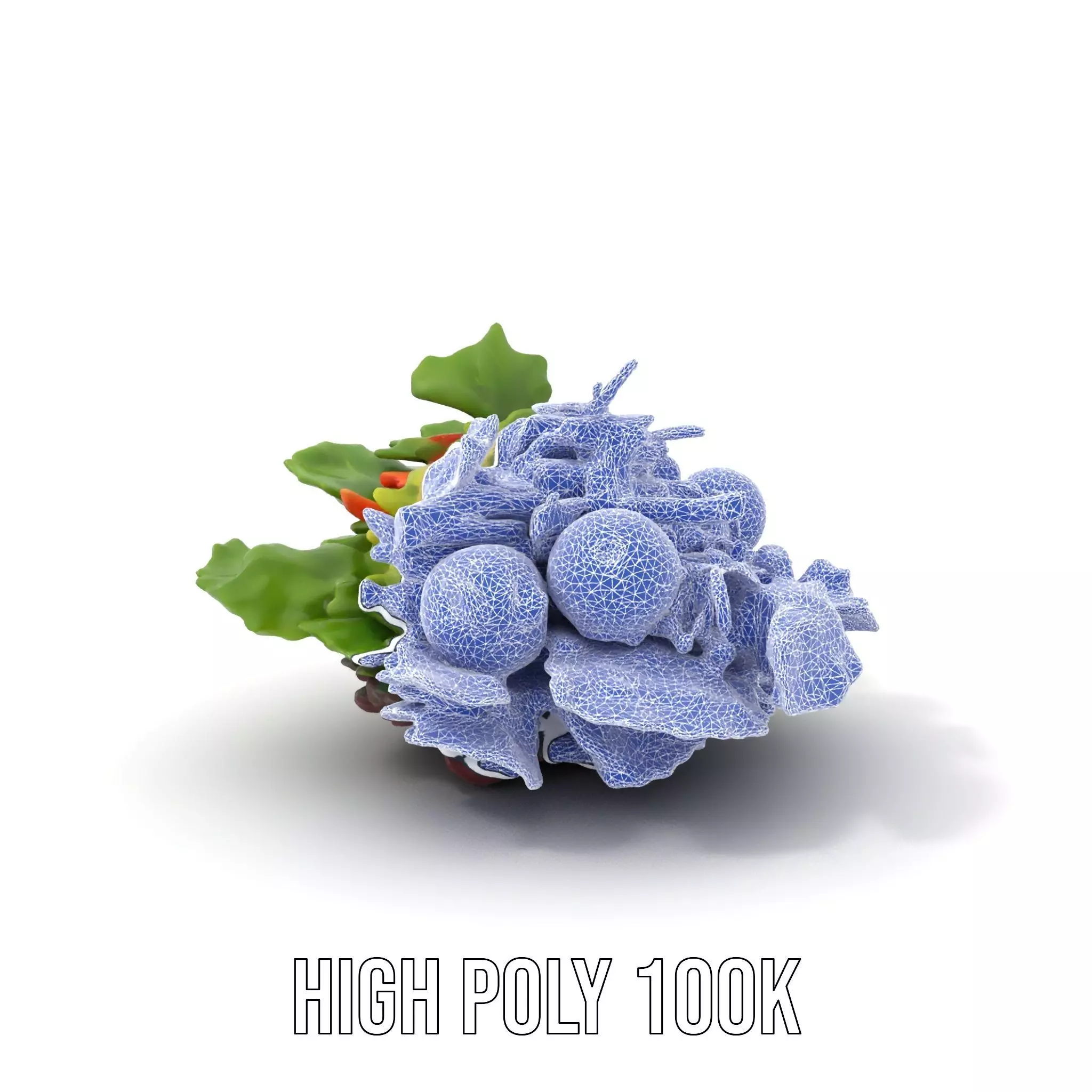 Fresh Garden Salad model pack Low-poly 3D model_5