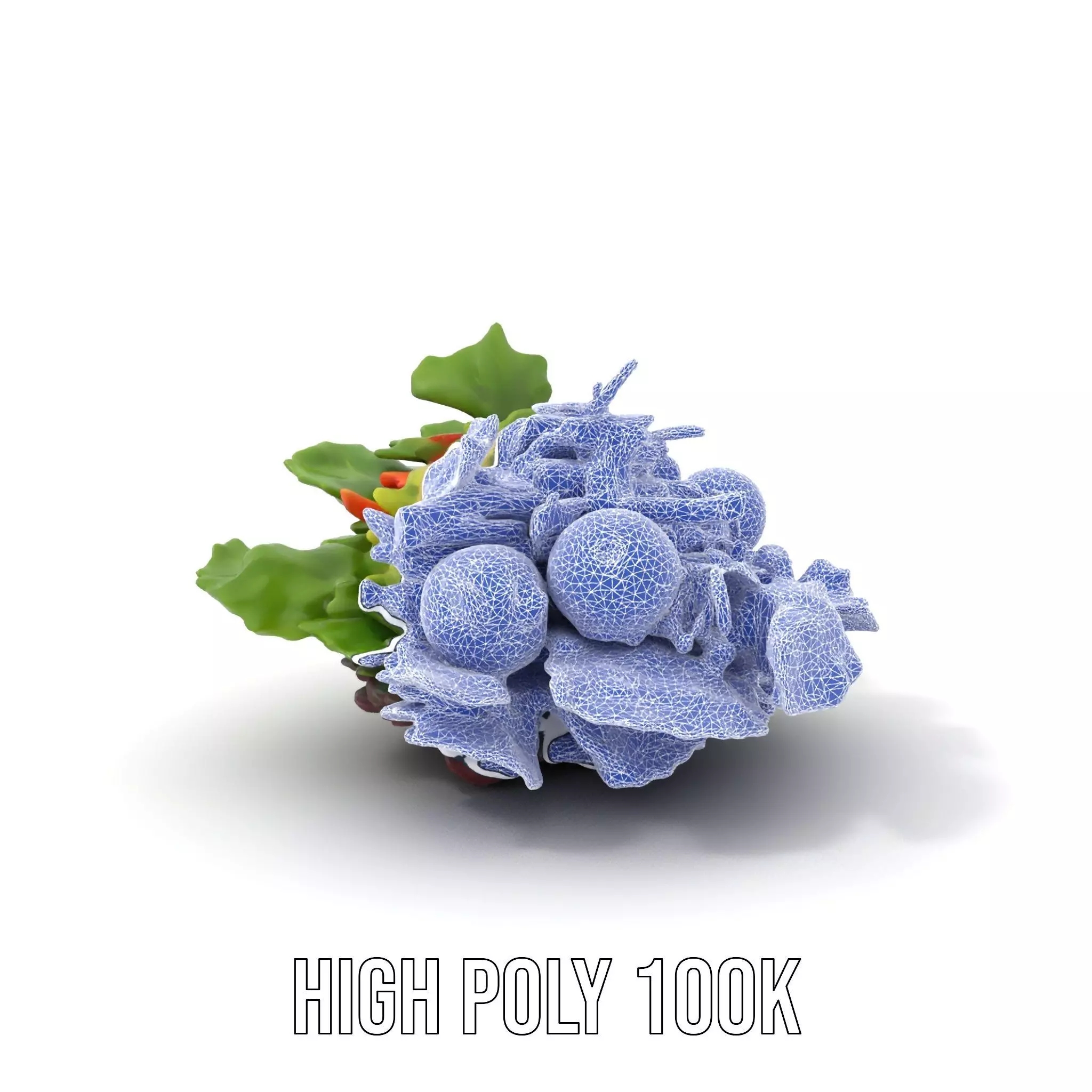 Fresh Garden Salad model pack Low-poly 3D model_4