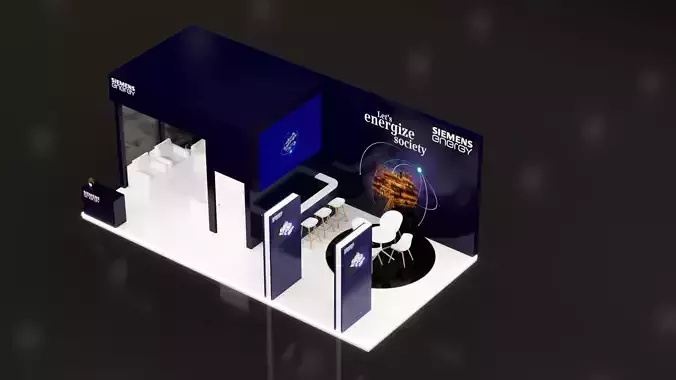 booth 10x5 open 3 side 