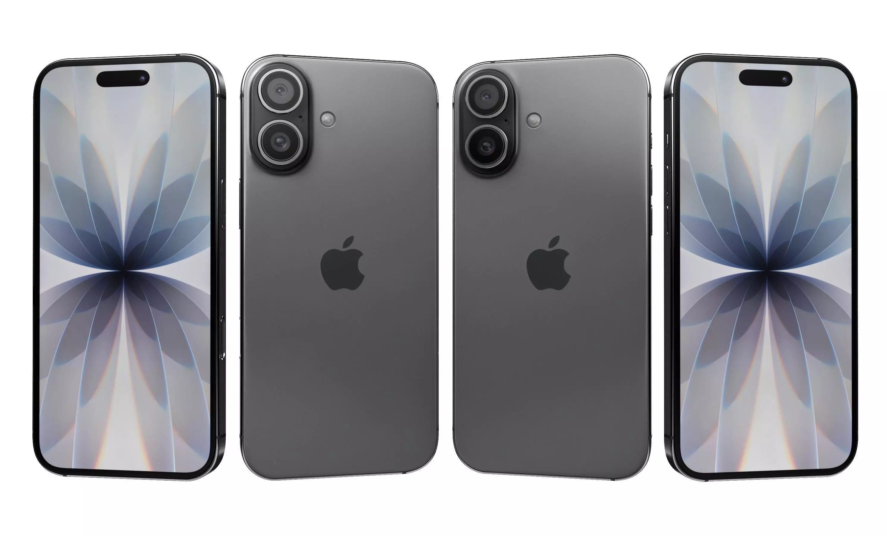 Apple iPhone 17 Gray 3D model_3
