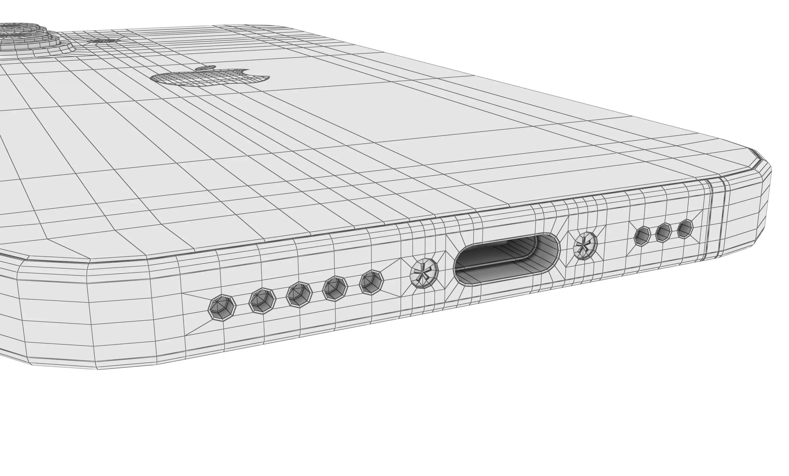 Apple iPhone 17 Gray 3D model_20