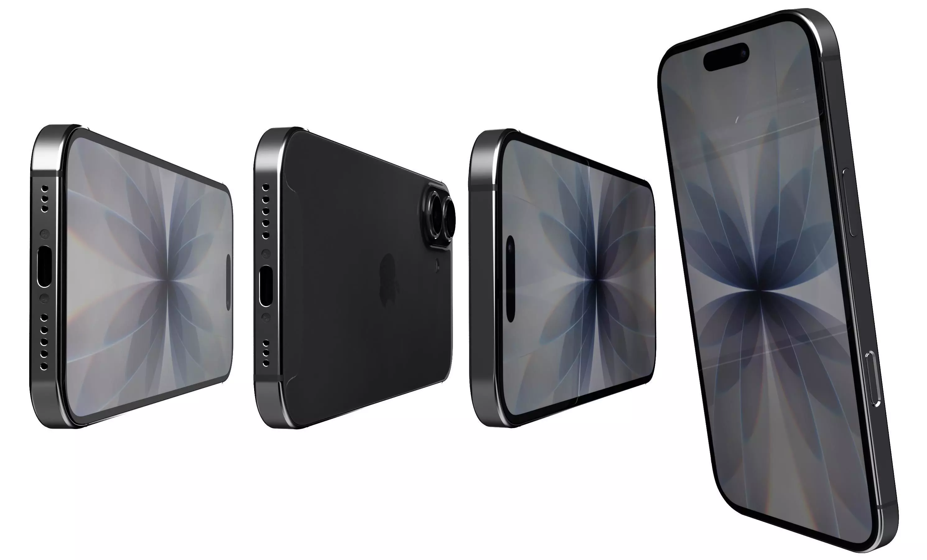 Apple iPhone 17 Gray 3D model_14