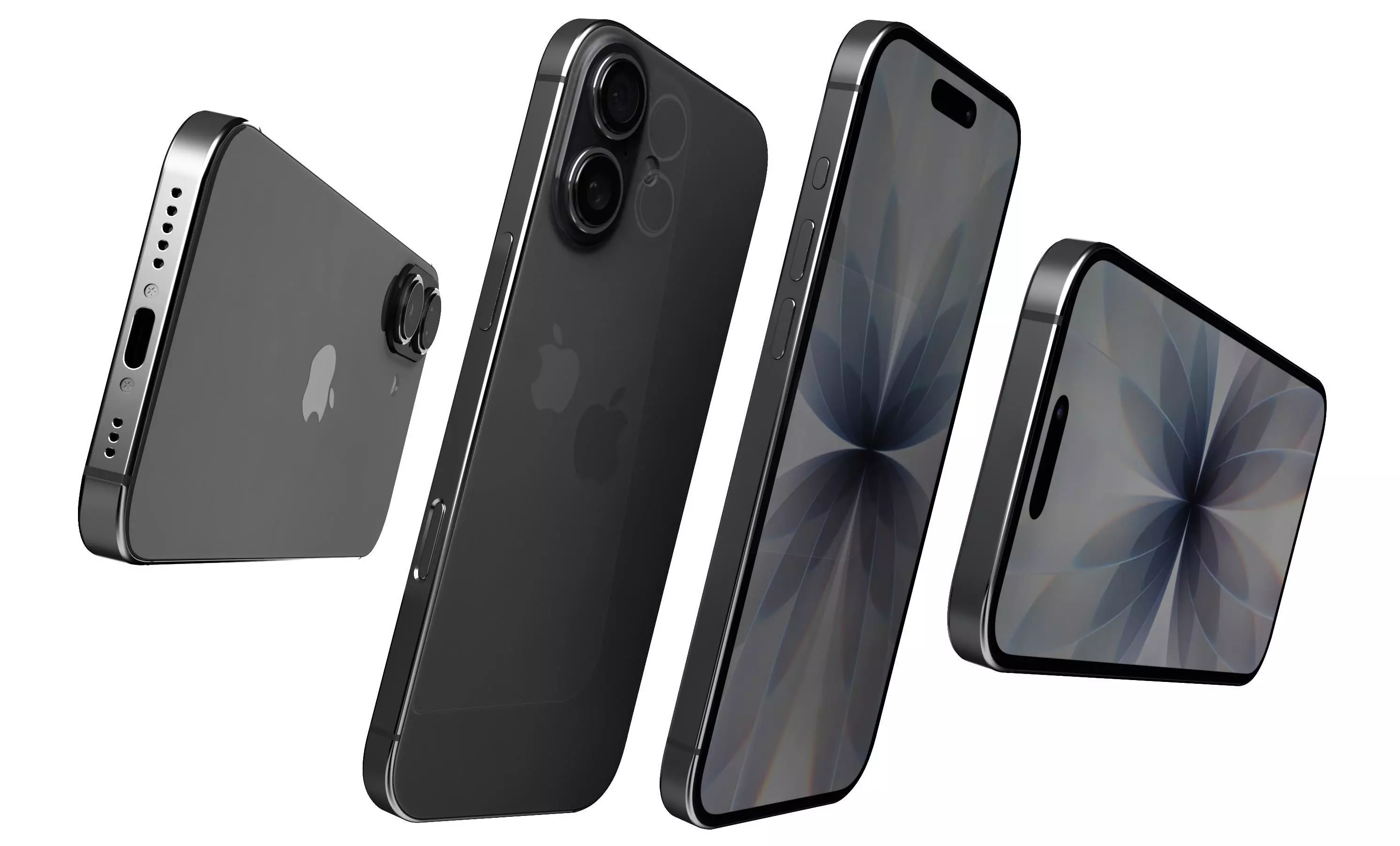 Apple iPhone 17 Gray 3D model_1