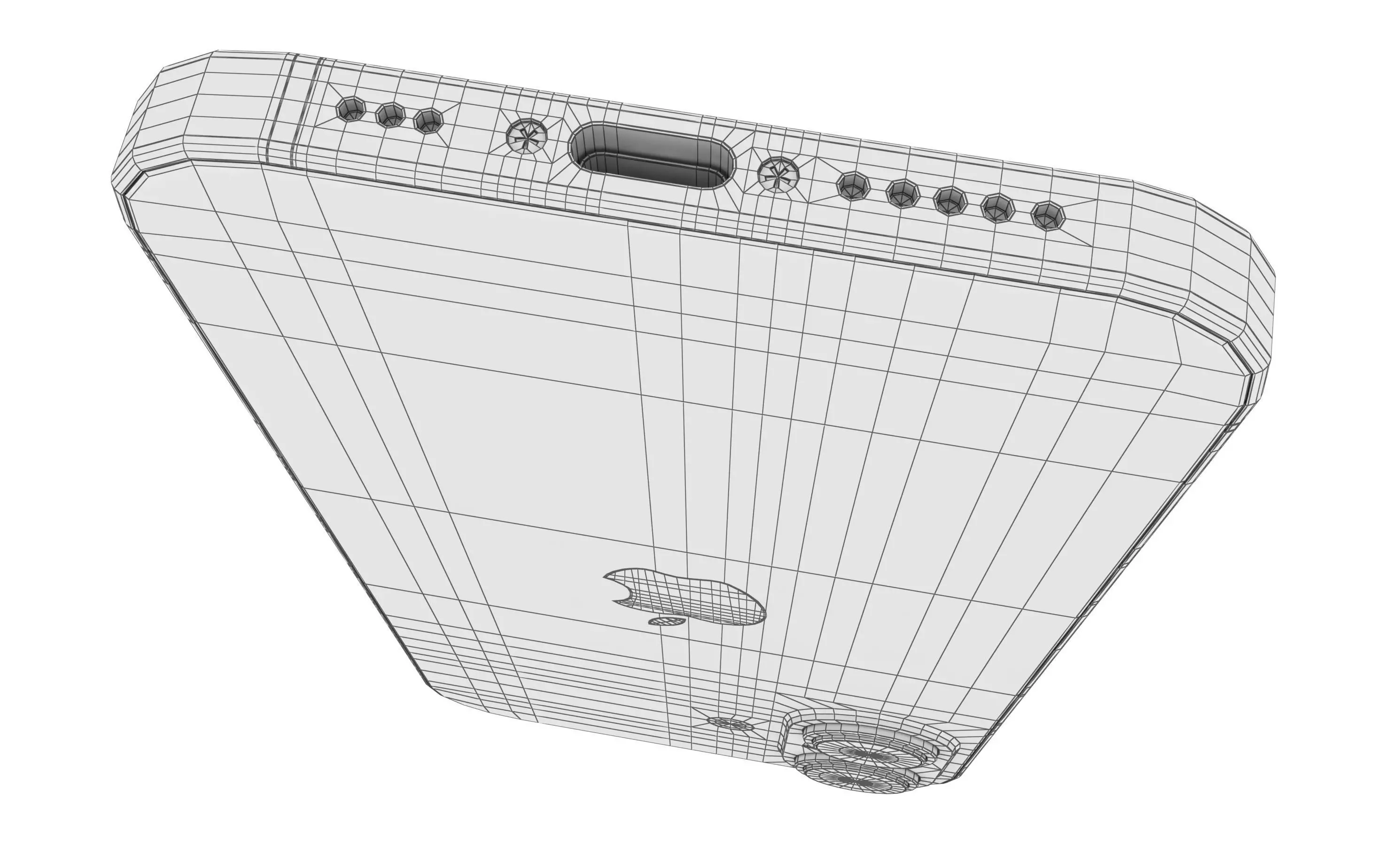 Apple iPhone 17 Gray 3D model_17