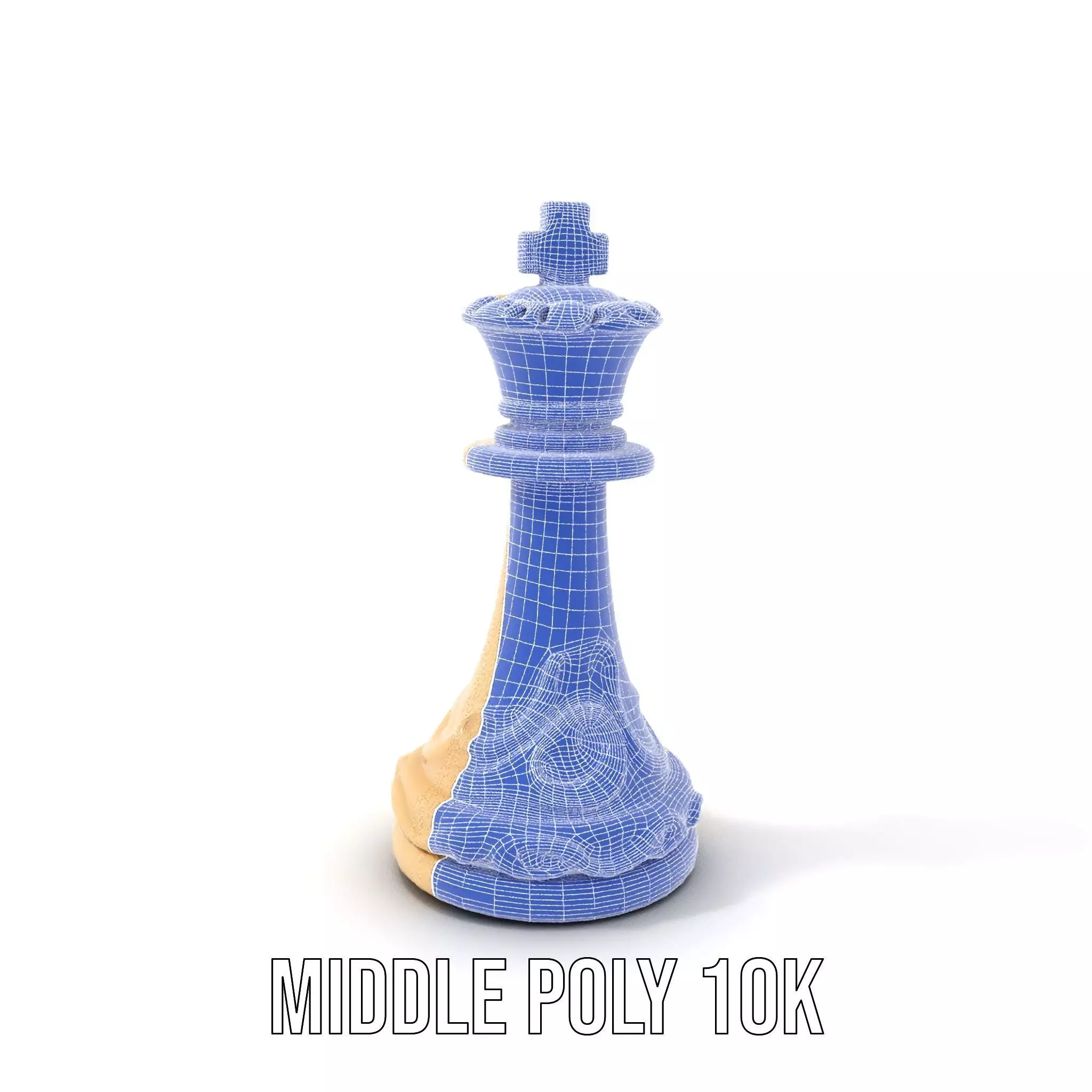 Ivory Chess King model pack Low-poly 3D model_29