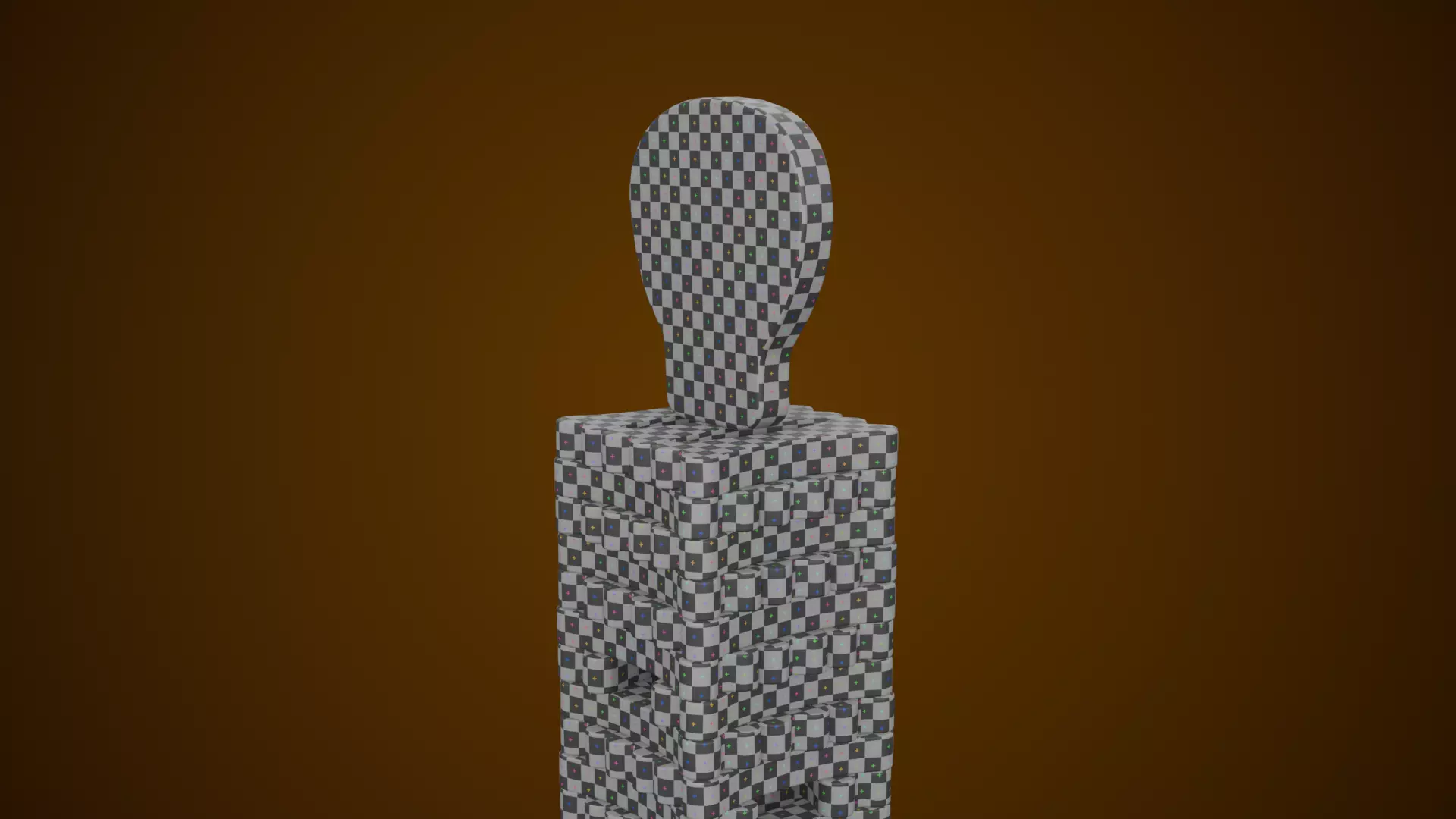 Stack the Bones Jenga Game Low-poly 3D model_13