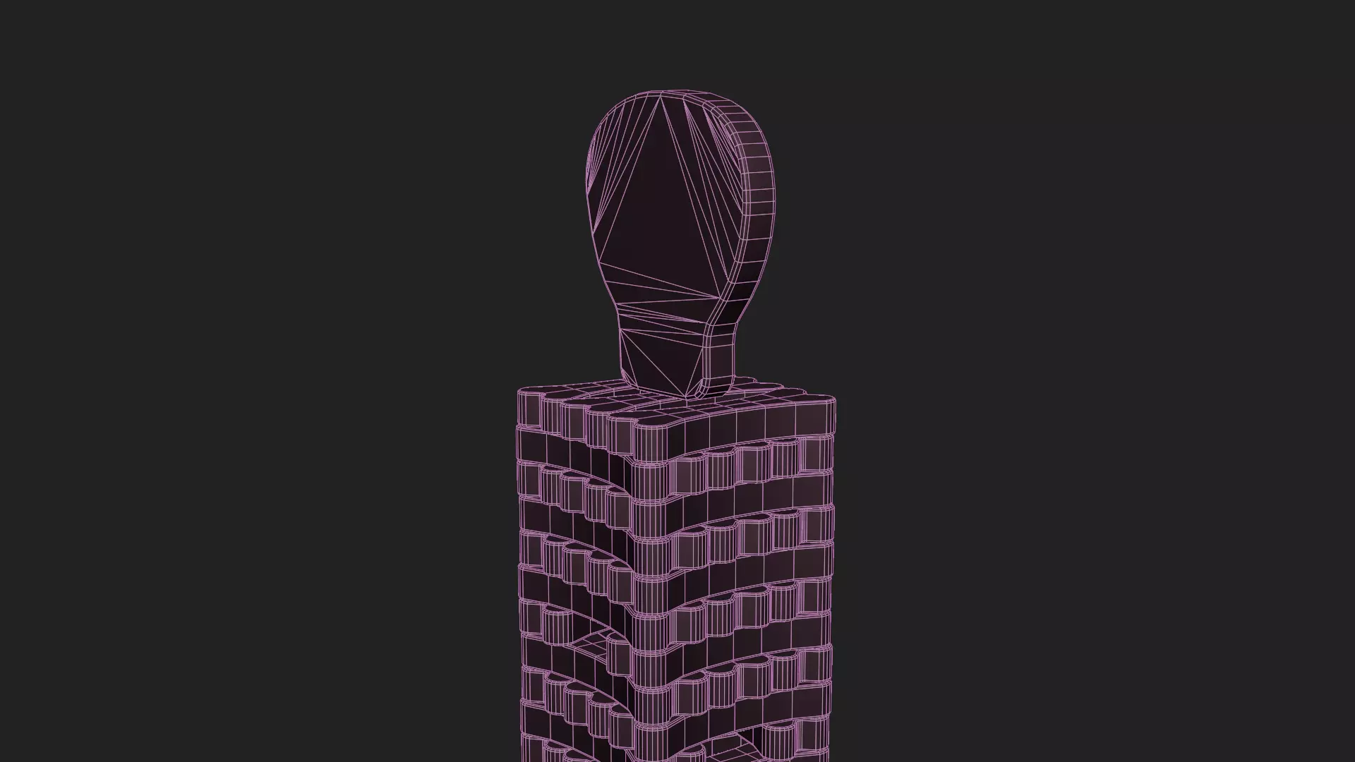 Stack the Bones Jenga Game Low-poly 3D model_8
