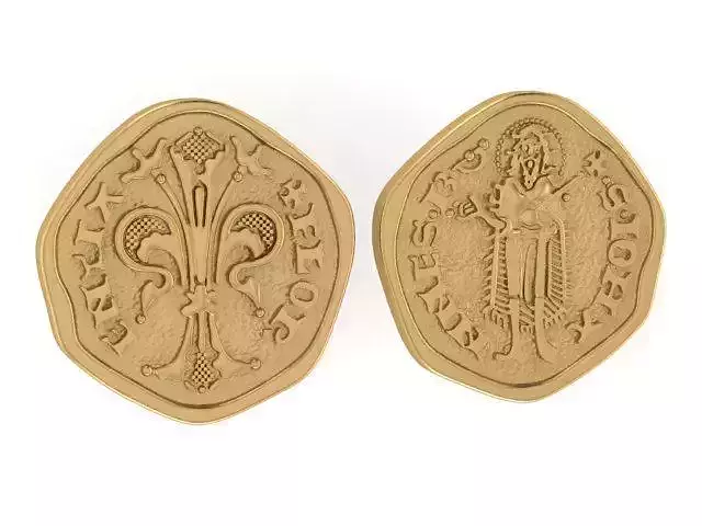 Ancient Coin Jewelry Pendant