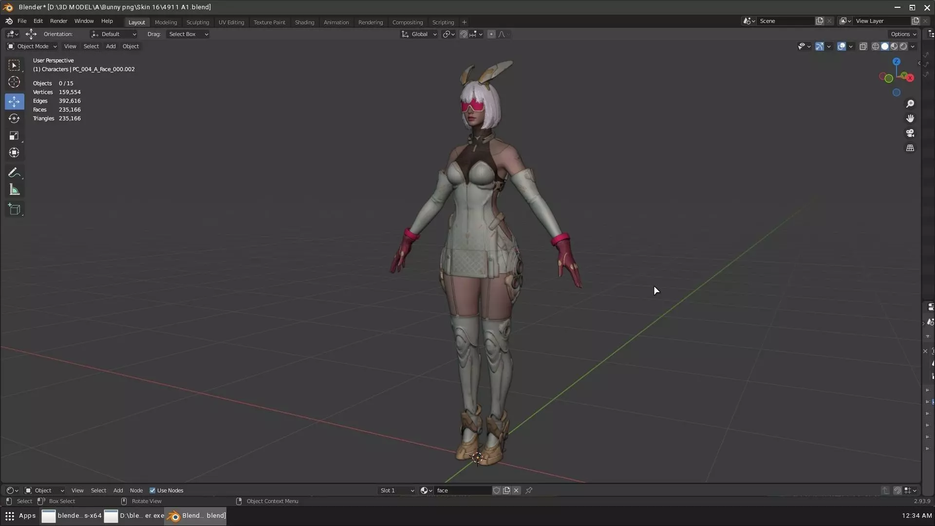 The First Descendant Skin 16 3D model_7