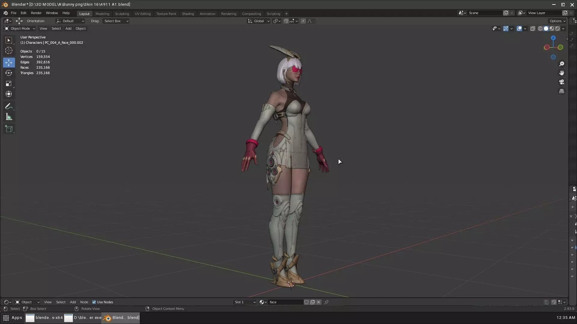 The First Descendant Skin 16 3D model_9