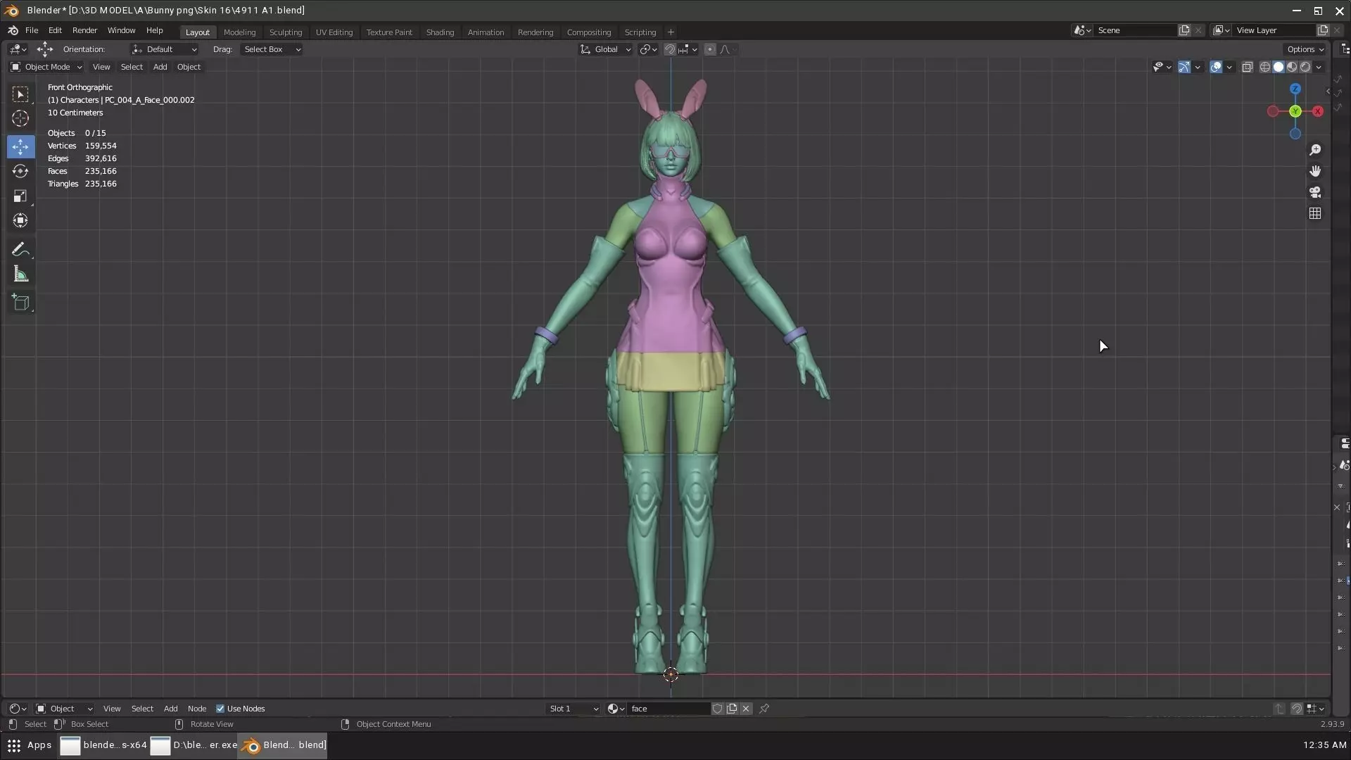 The First Descendant Skin 16 3D model_11