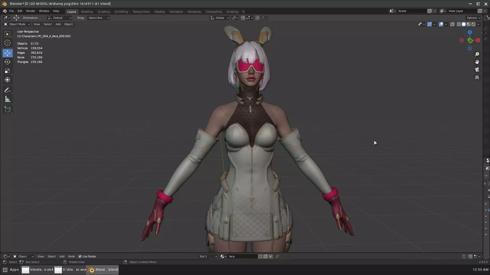 The First Descendant Skin 16 3D model_8