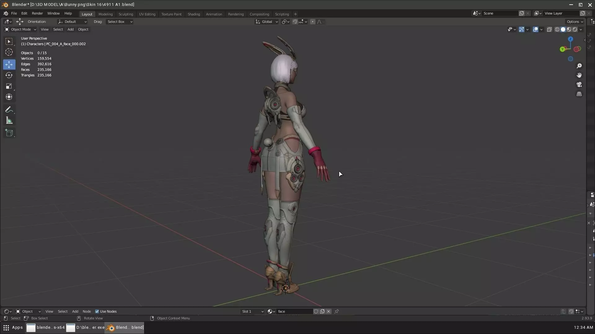 The First Descendant Skin 16 3D model_10