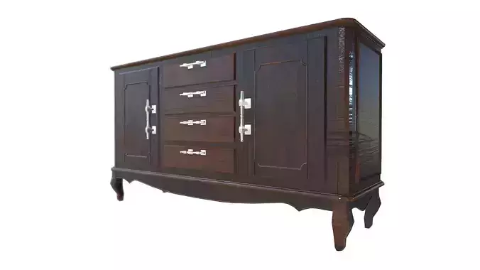 Wooden Floor Cabinet