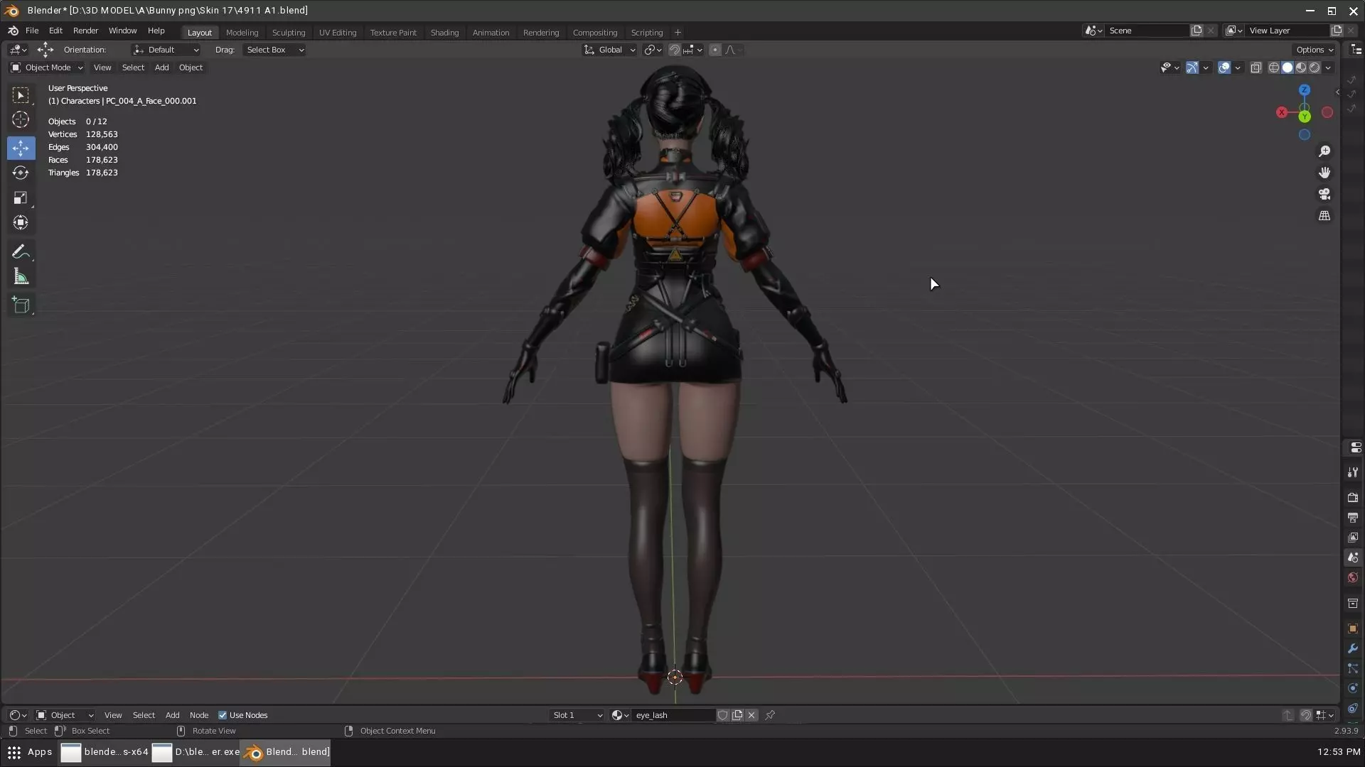 The First Descendant Skin 17 3D model_10