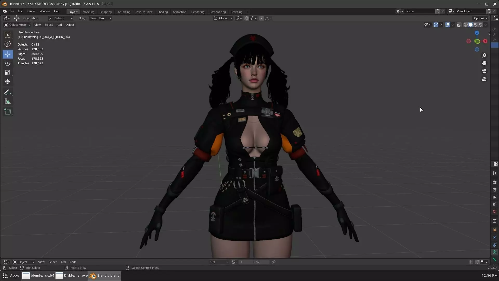 The First Descendant Skin 17 3D model_5