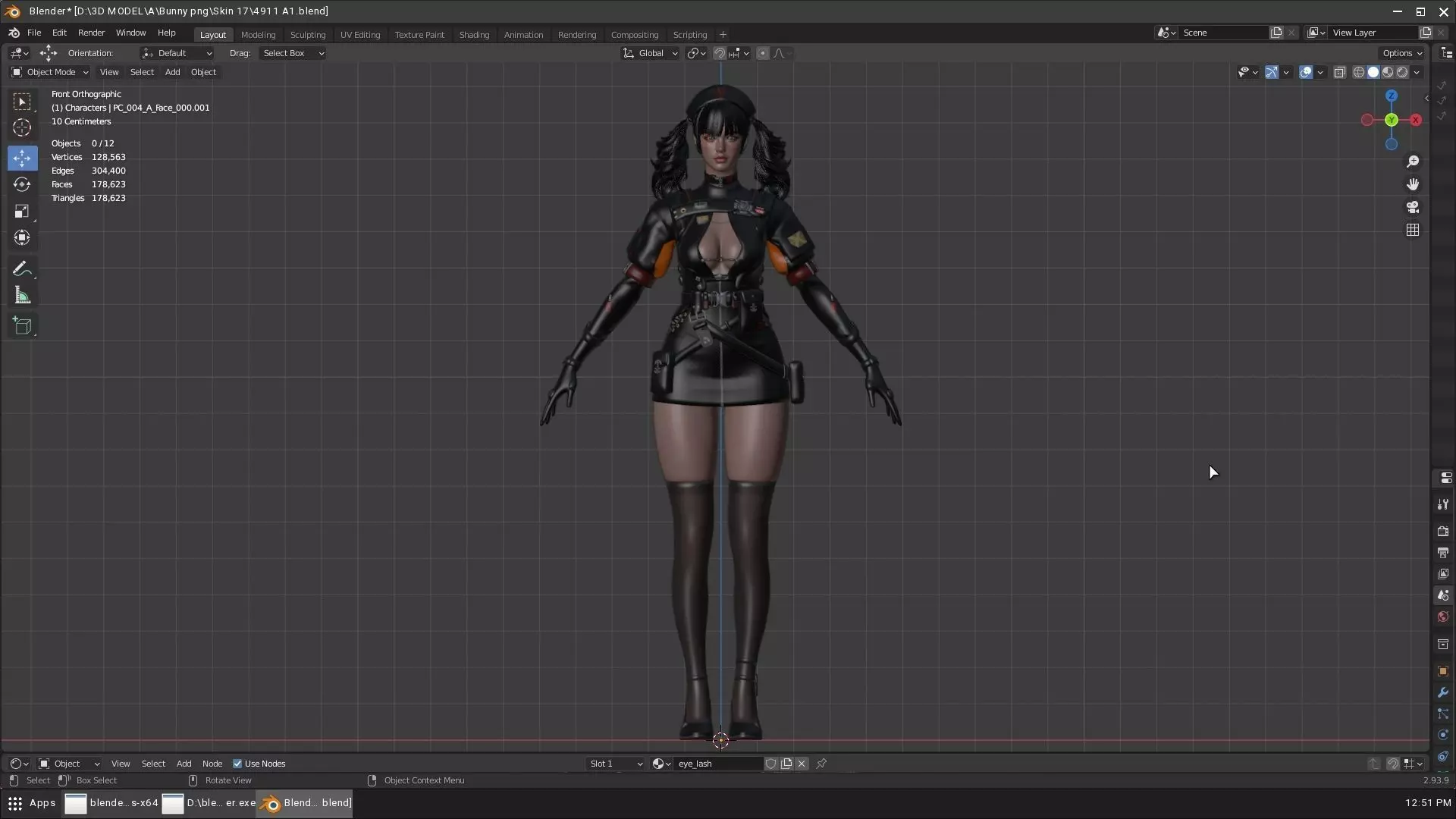 The First Descendant Skin 17 3D model_7