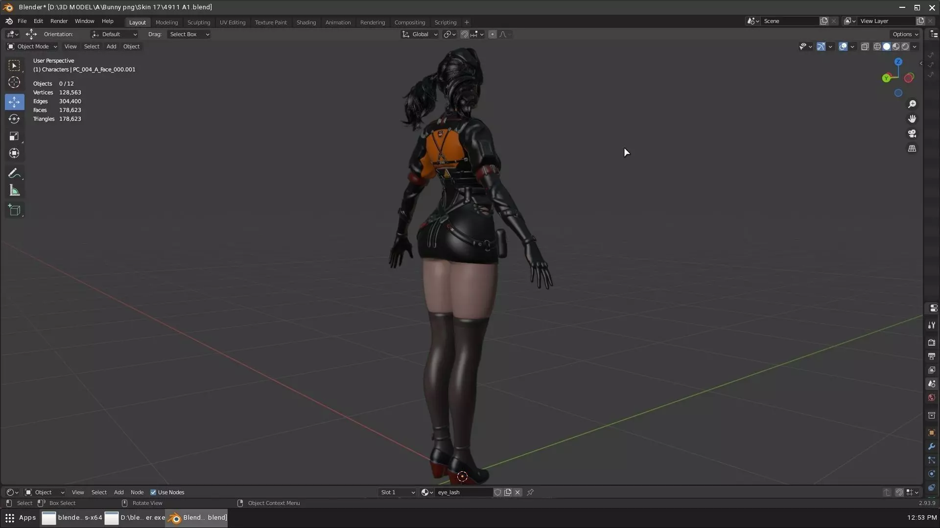 The First Descendant Skin 17 3D model_11