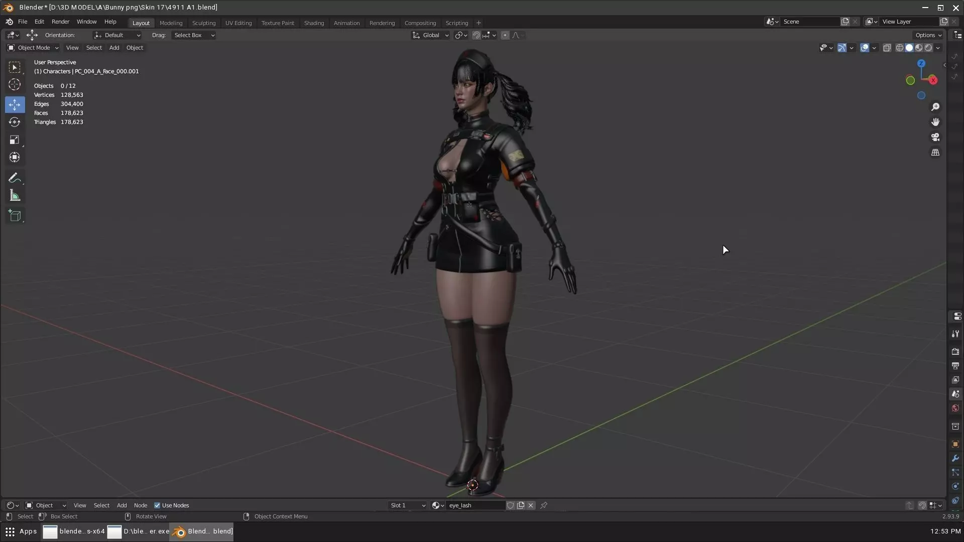 The First Descendant Skin 17 3D model_8