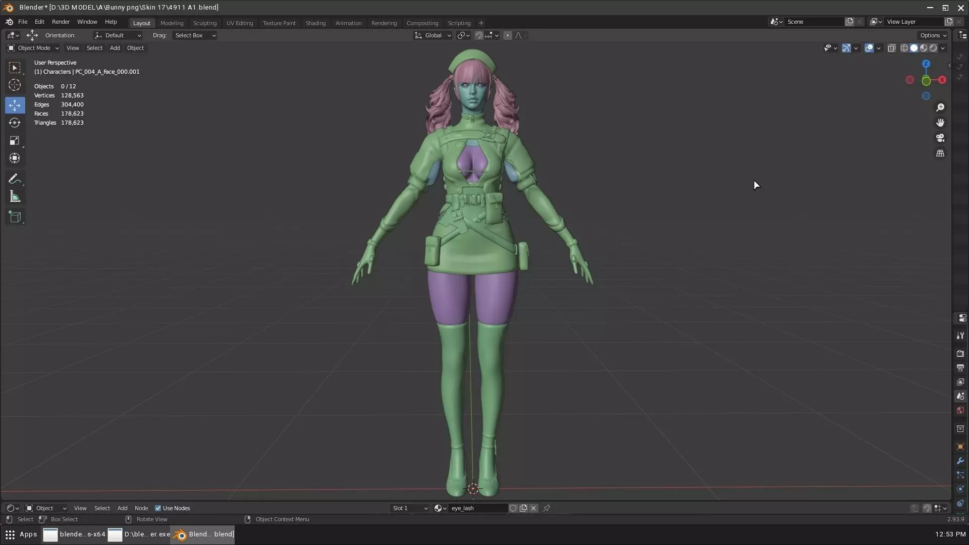 The First Descendant Skin 17 3D model_13