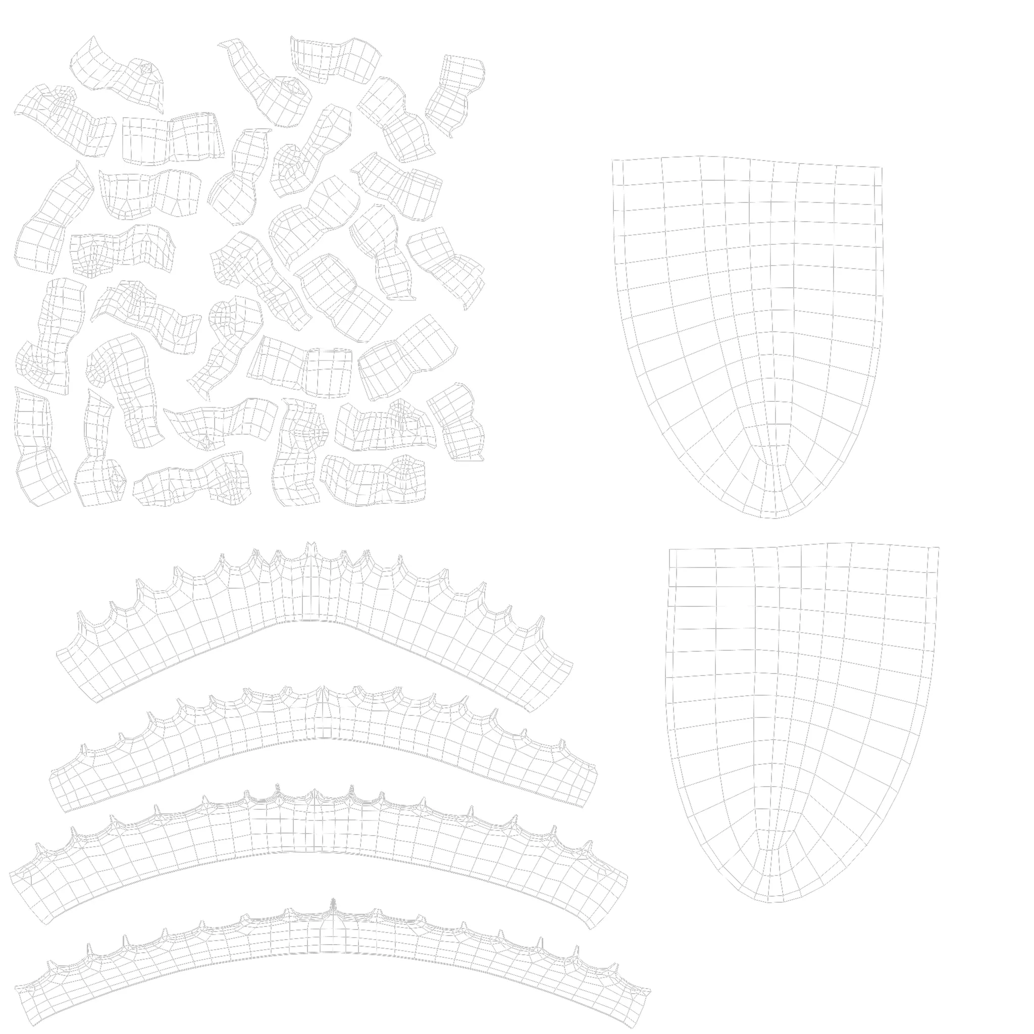 Stylized Security Guard Character Rigged 3D Model 3D model_12