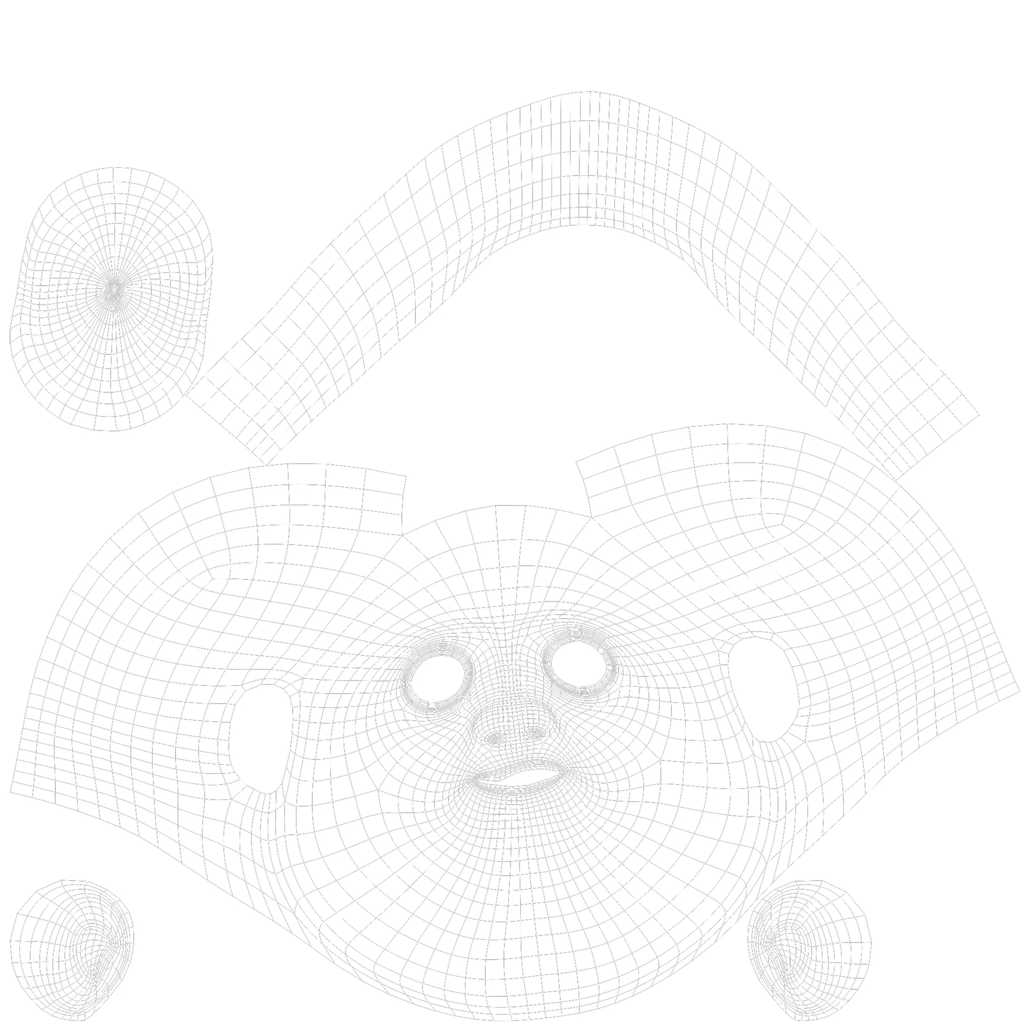 Stylized Security Guard Character Rigged 3D Model 3D model_7