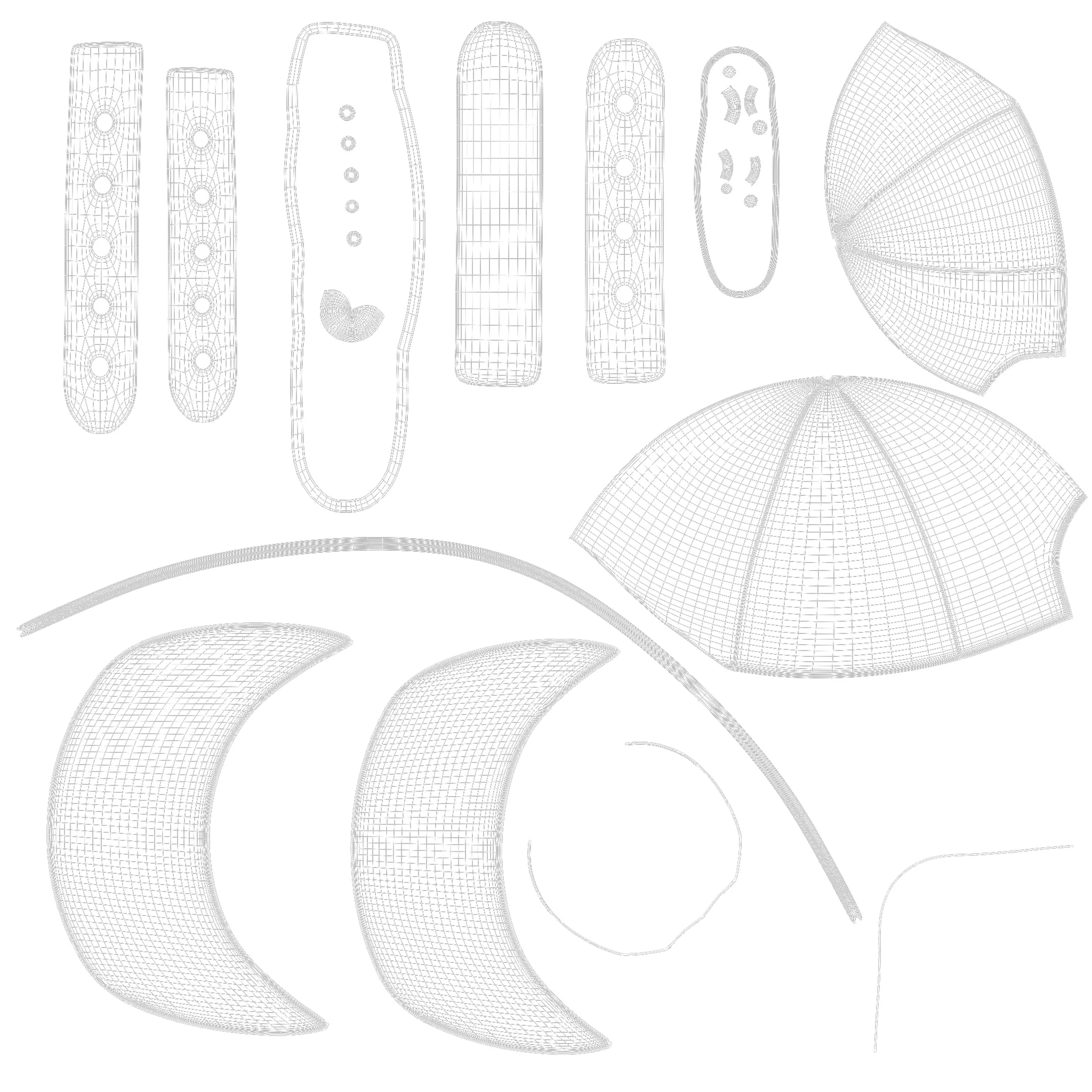 Stylized Security Guard Character Rigged 3D Model 3D model_5