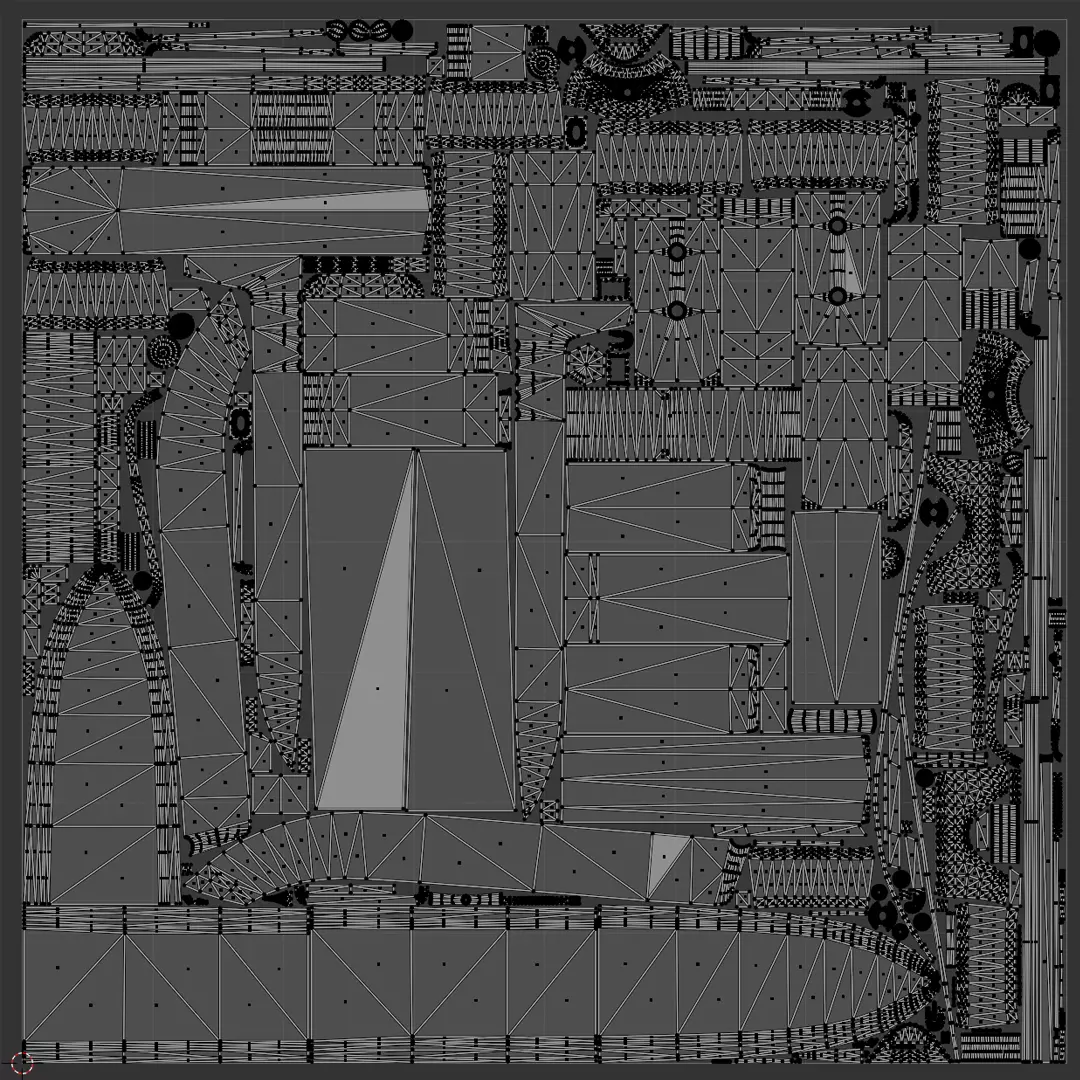 Tactical Knife with Plastic Sheats Low-poly 3D model_7