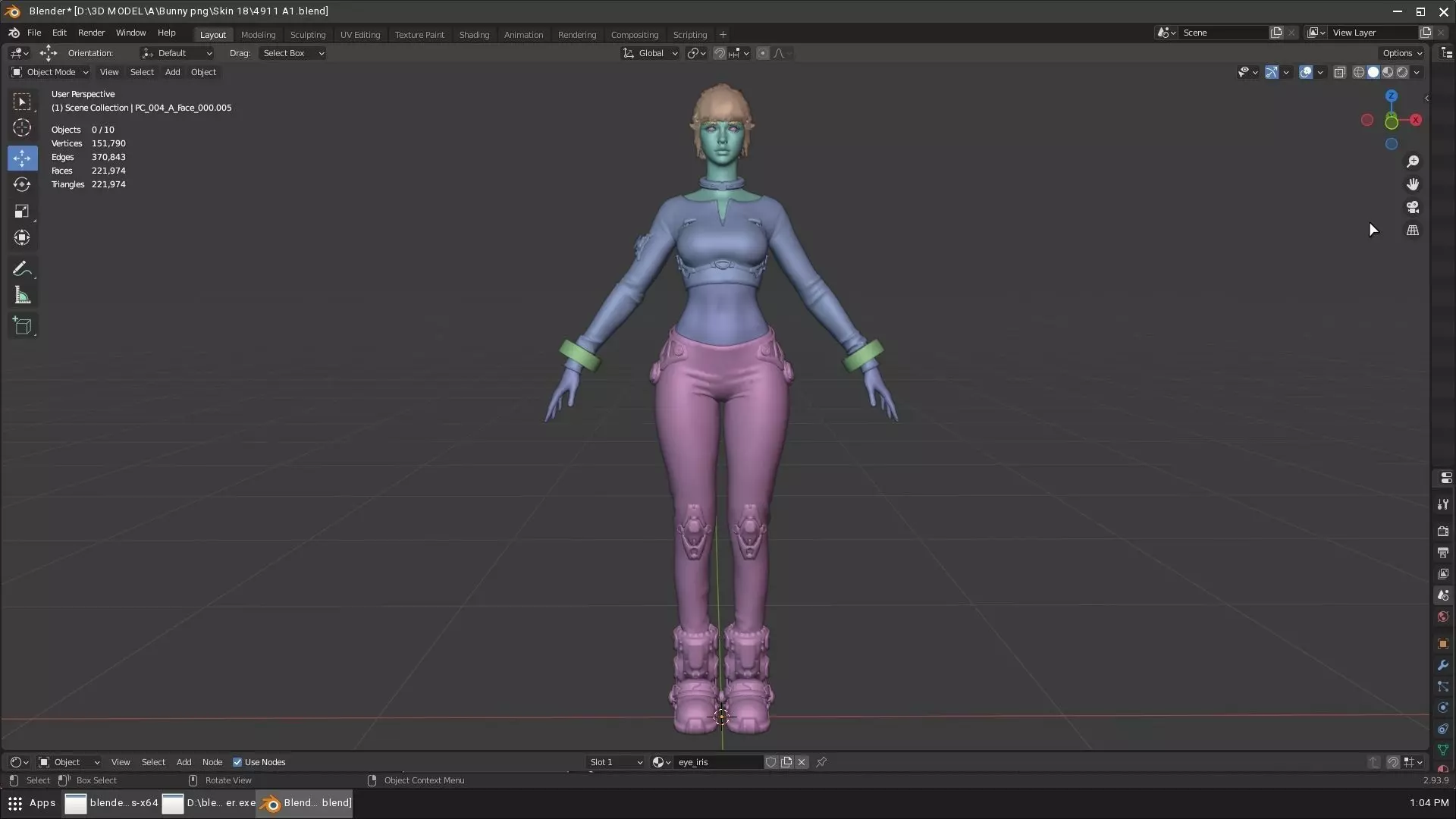 The First Descendant Skin 18 3D model_12