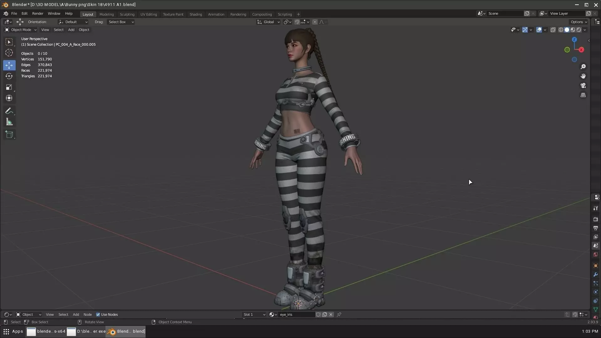 The First Descendant Skin 18 3D model_7