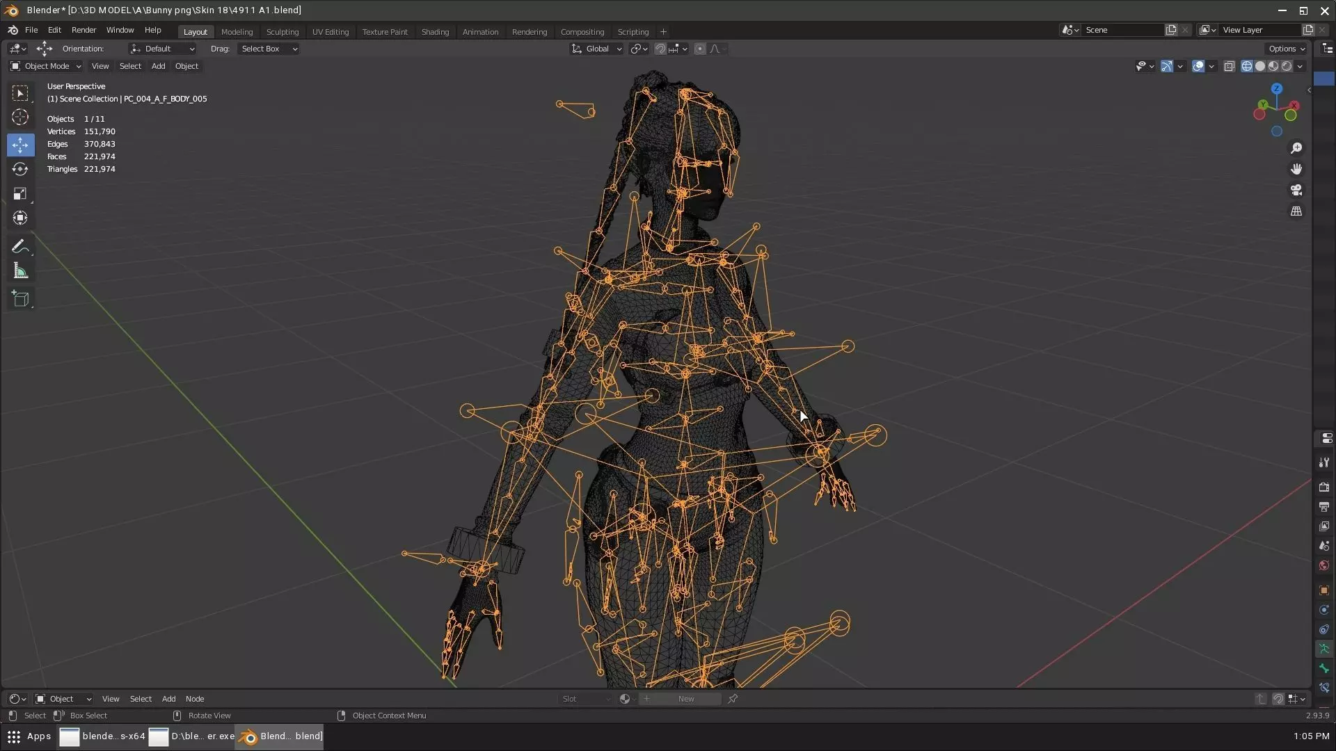 The First Descendant Skin 18 3D model_15