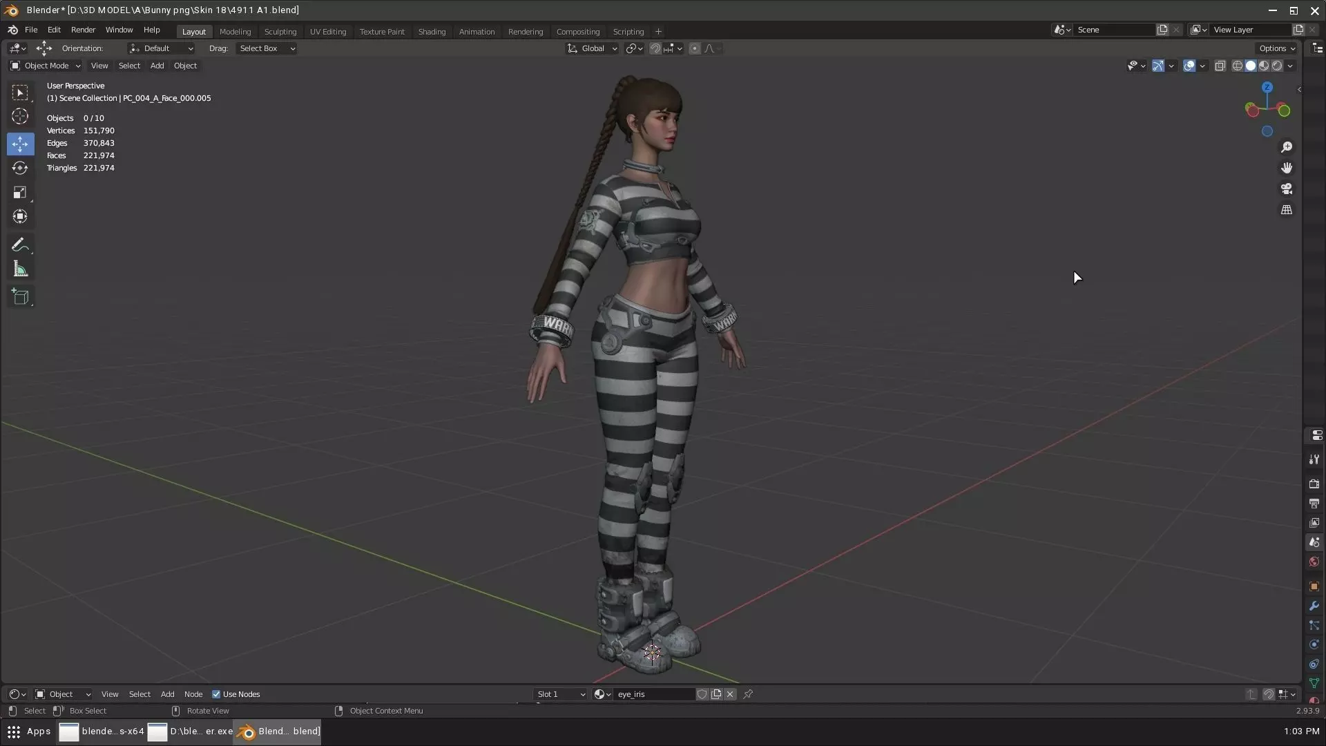 The First Descendant Skin 18 3D model_11