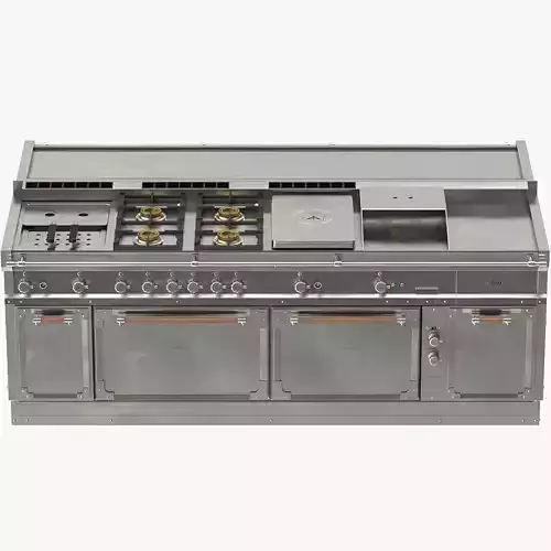 Officine Gullo Miami steel island Cuisine