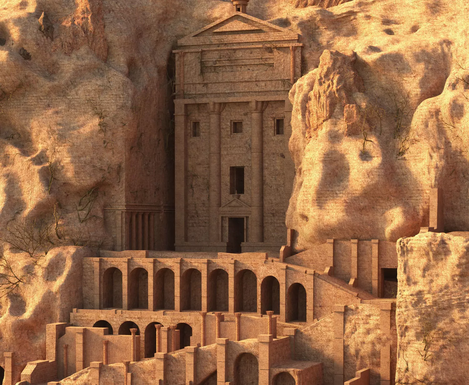 The Urn Temple 3D model_4