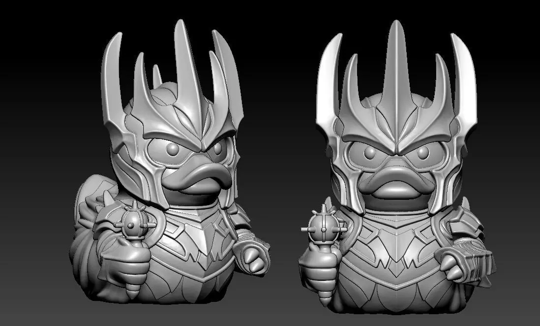 Rubber Duck - Sauron - Lord of the Rings - Halloween 3D print model_1