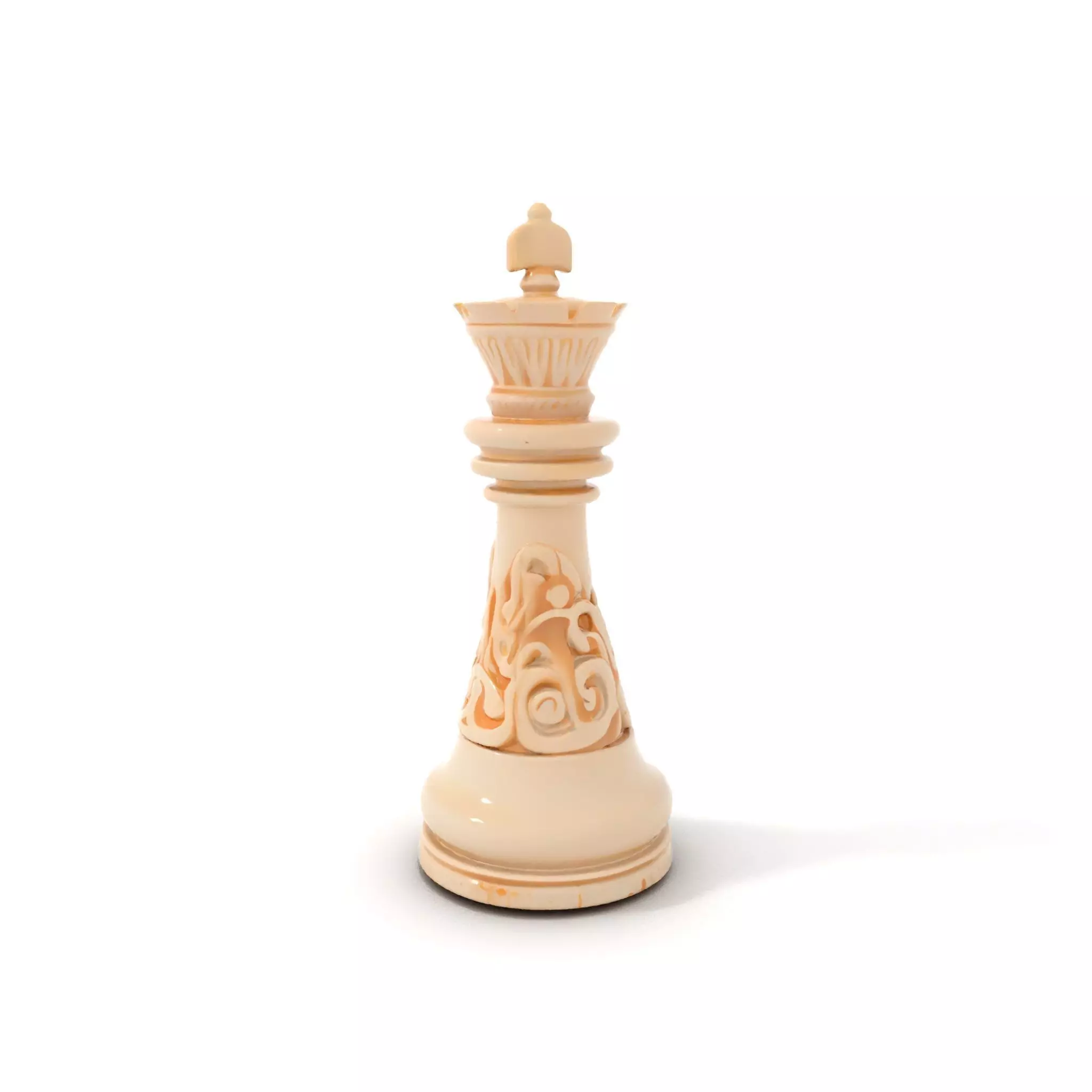 Ivory Chess King model pack Low-poly 3D model_0