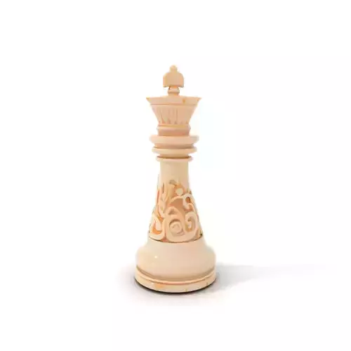 Ivory Chess King model pack