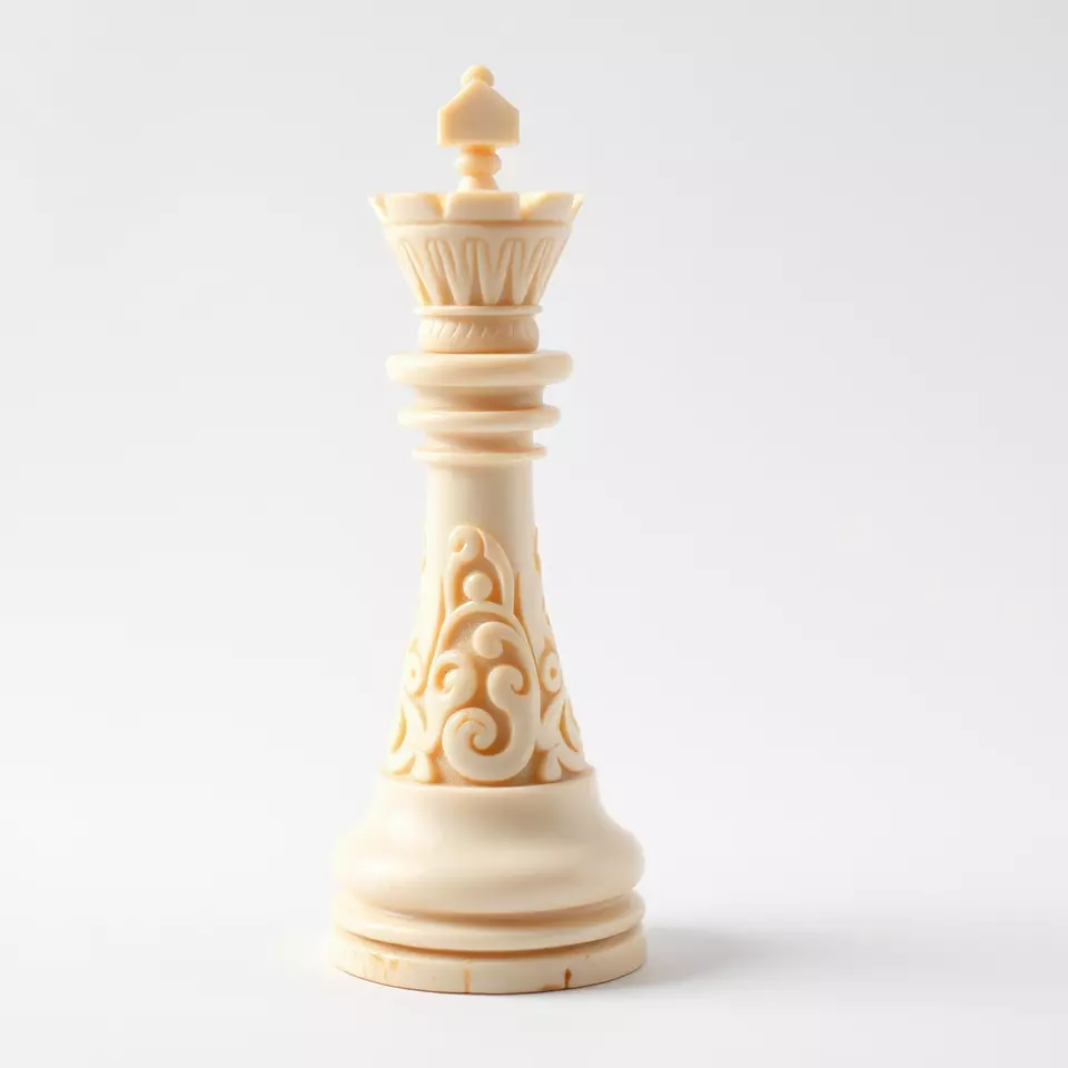 Ivory Chess King model pack Low-poly 3D model_2