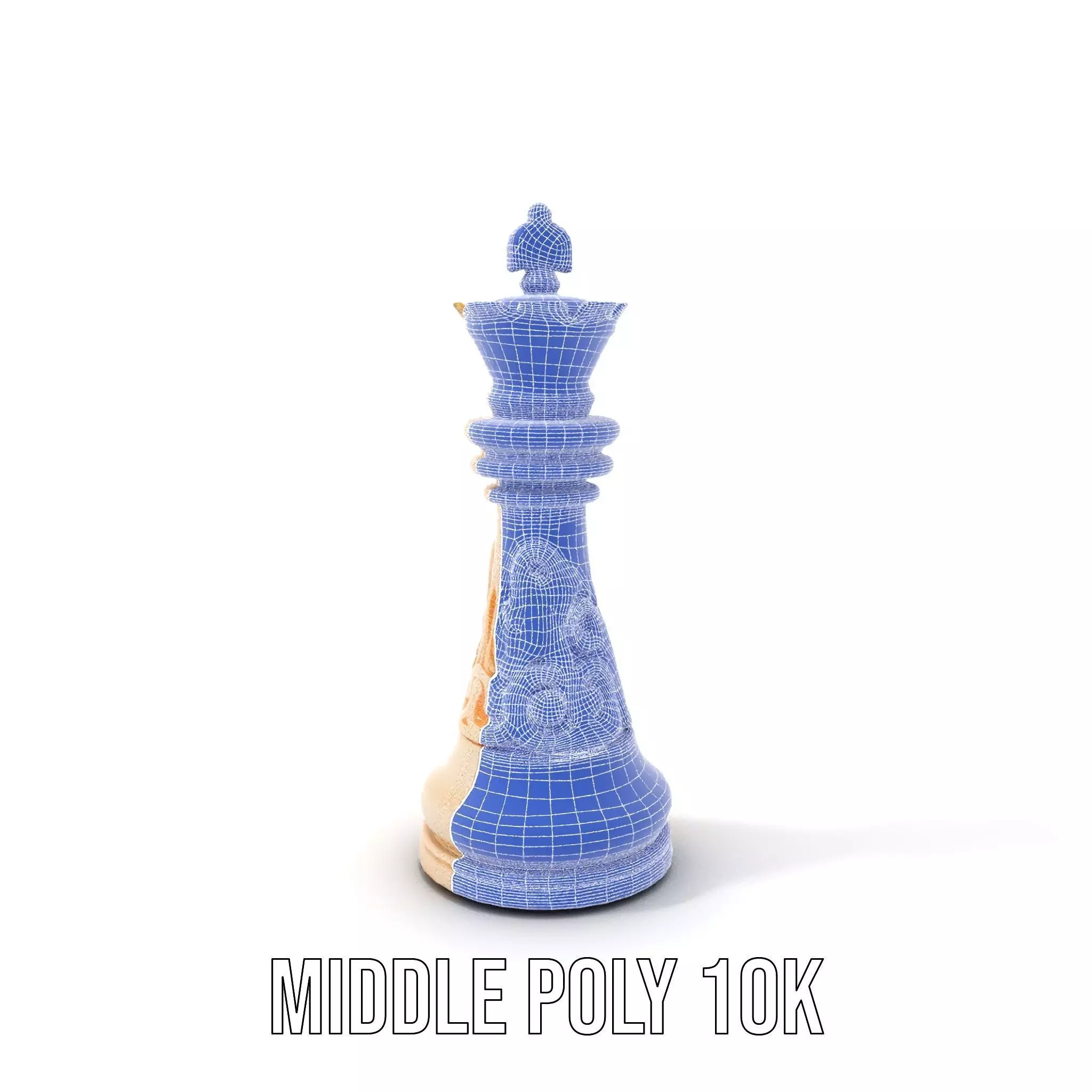 Ivory Chess King model pack Low-poly 3D model_23