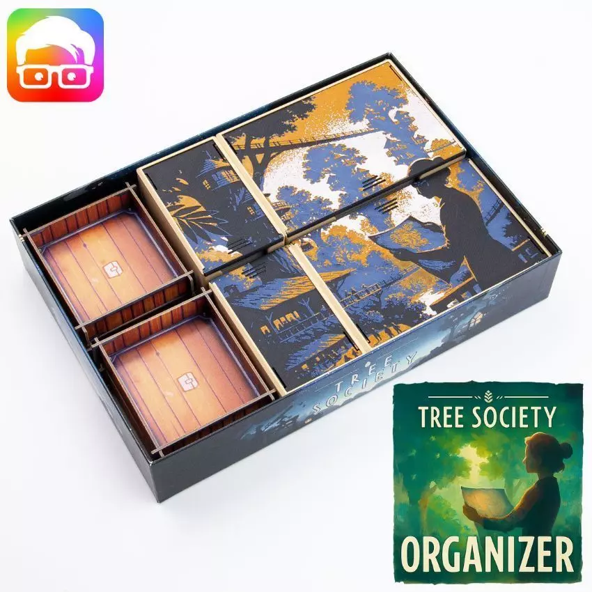 Tree Society board game organizer by ammedia3d 3D print model_0