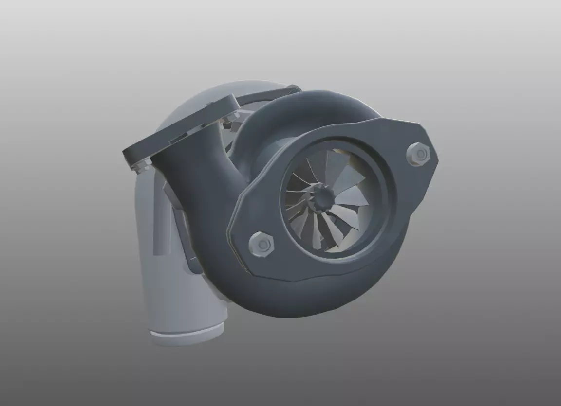 3D model of Honda I4 engine 3D model_17