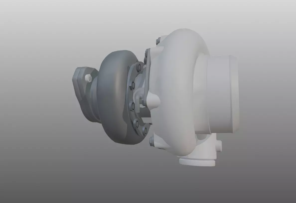 3D model of Honda I4 engine 3D model_15