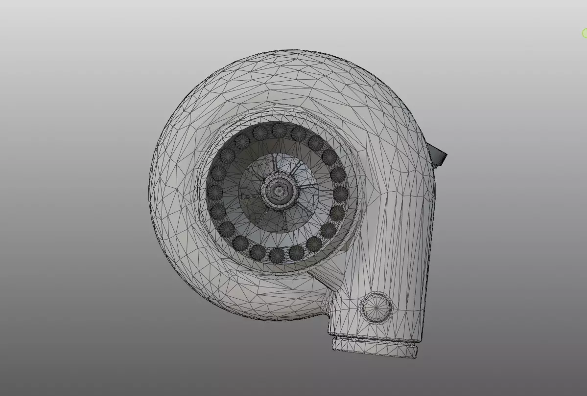 3D model of Honda I4 engine 3D model_14