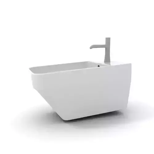 Elegant White Sink model pack Low-poly 3D model