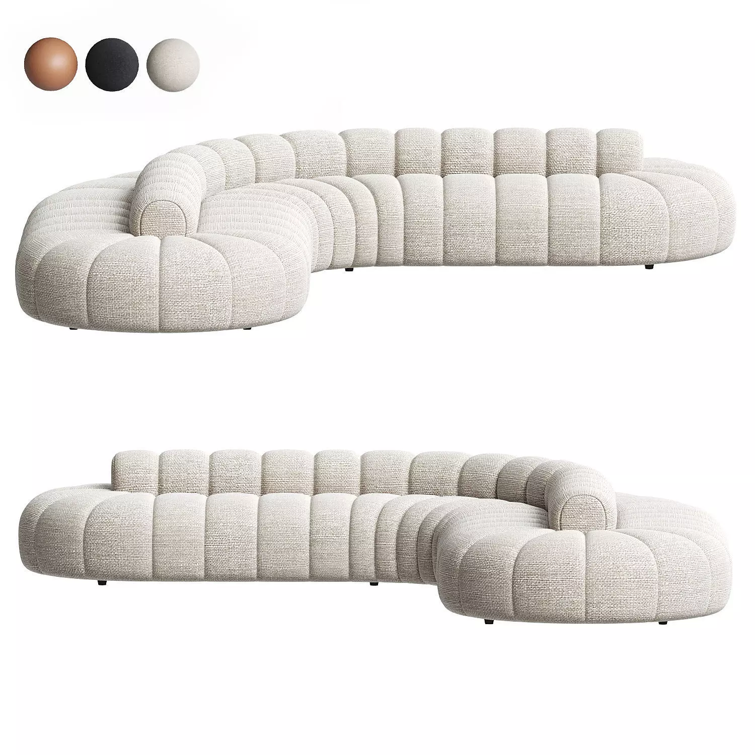 Alison Silhouette Sofa Eitchholtz 3D model_0